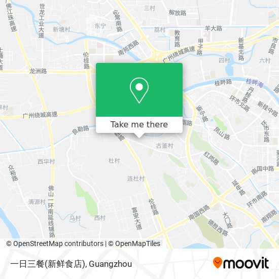 一日三餐(新鲜食店) map