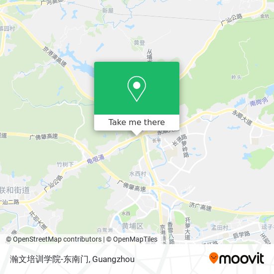 瀚文培训学院-东南门 map