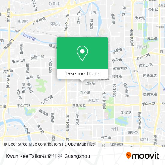 Kwun Kee Tailor觀奇洋服 map