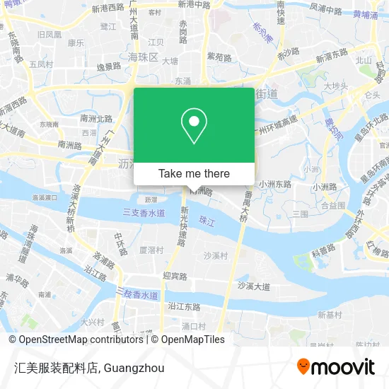 汇美服装配料店 map