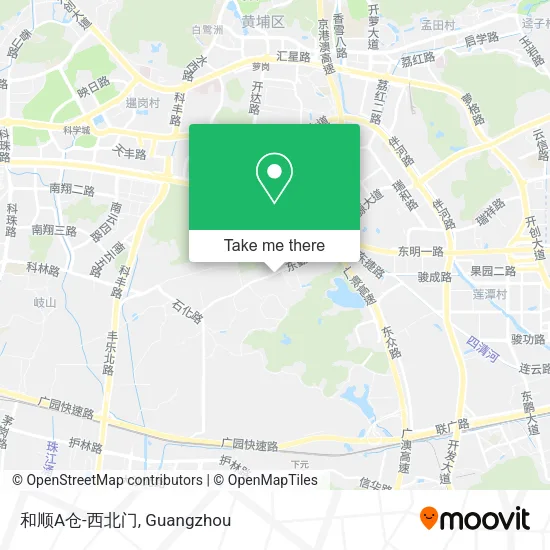 和顺A仓-西北门 map