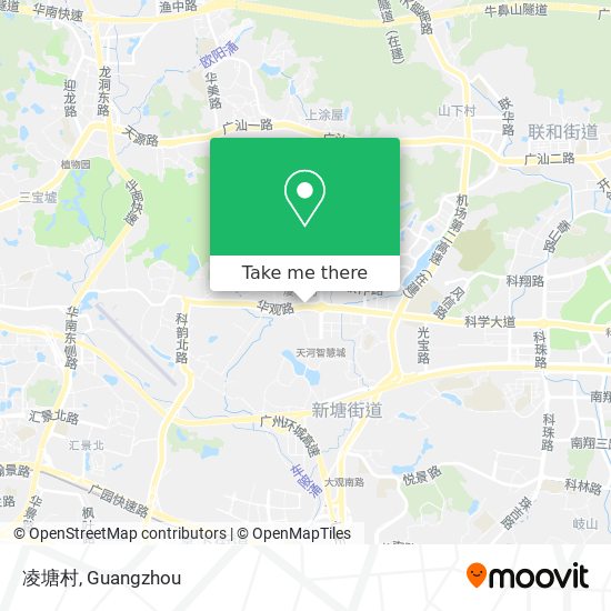 凌塘村 map