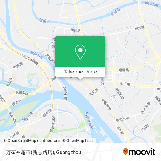 万家福超市(新志路店) map