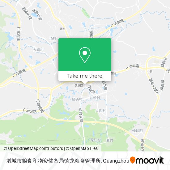 增城市粮食和物资储备局镇龙粮食管理所 map