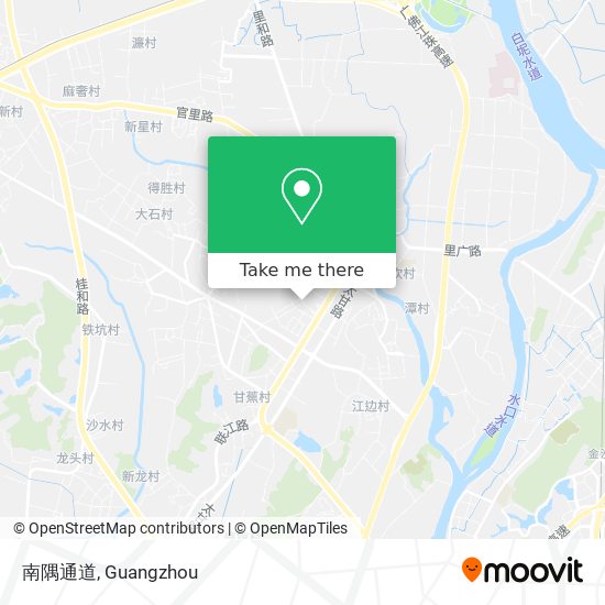 南隅通道 map