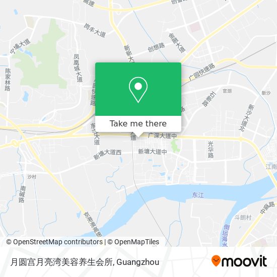 月圆宫月亮湾美容养生会所 map