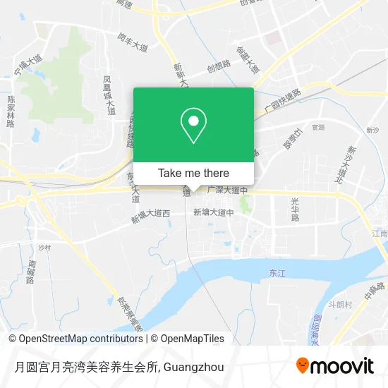 月圆宫月亮湾美容养生会所 map