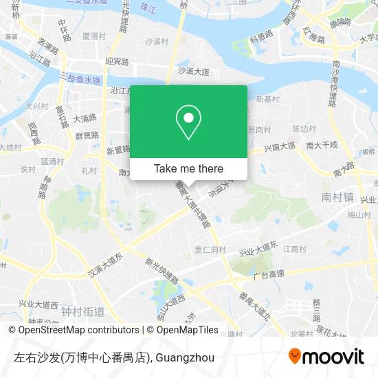 左右沙发(万博中心番禺店) map