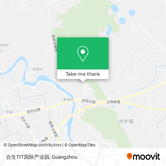 合生TIT国际产业园 map