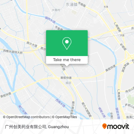 广州创美药业有限公司 map
