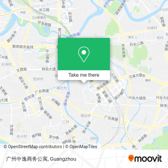 广州中逸商务公寓 map