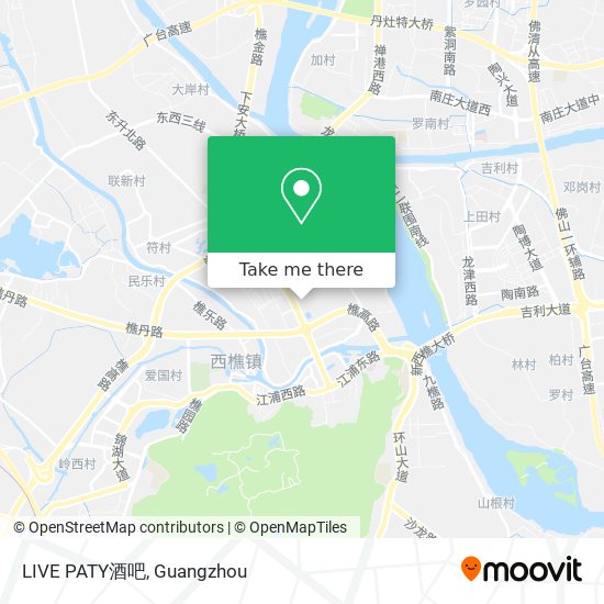 LIVE PATY酒吧 map