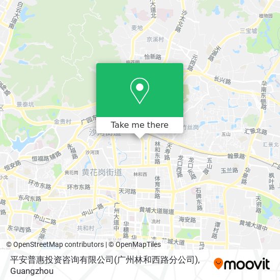 平安普惠投资咨询有限公司(广州林和西路分公司) map