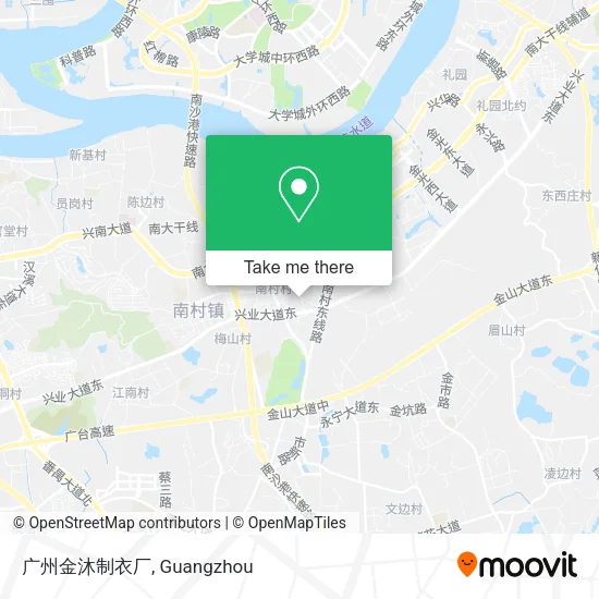 广州金沐制衣厂 map