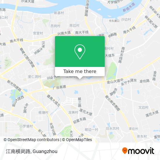 江南横岗路 map