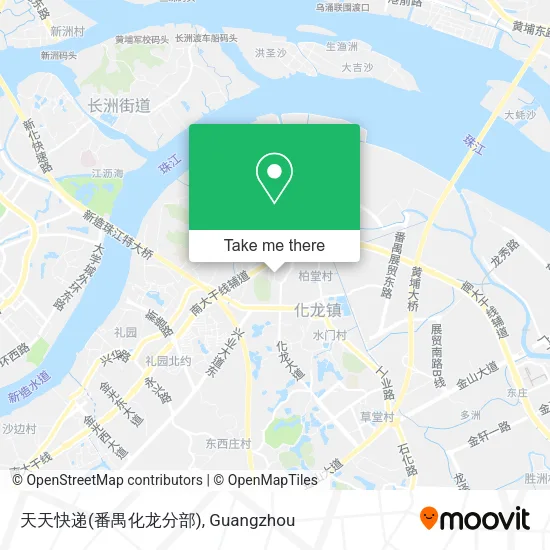 天天快递(番禺化龙分部) map