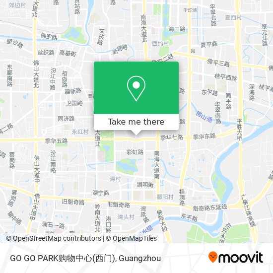 GO GO PARK购物中心(西门) map