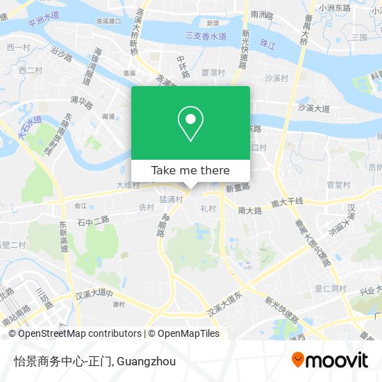 怡景商务中心-正门 map