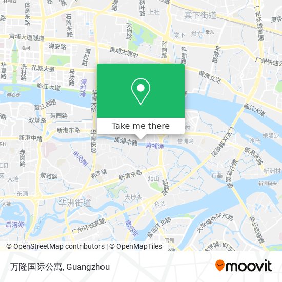 万隆国际公寓 map