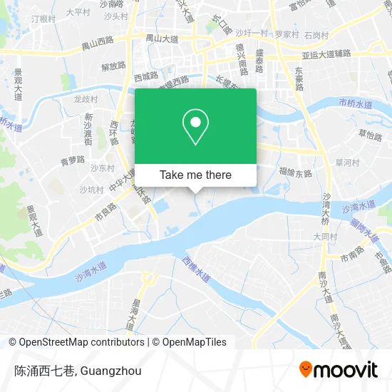 陈涌西七巷 map