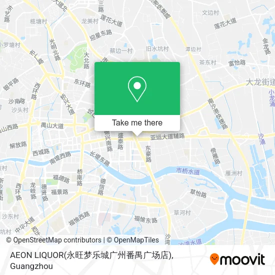 AEON LIQUOR(永旺梦乐城广州番禺广场店) map