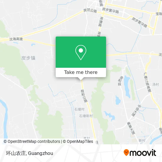 环山农庄 map