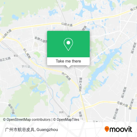 广州市航谷皮具 map