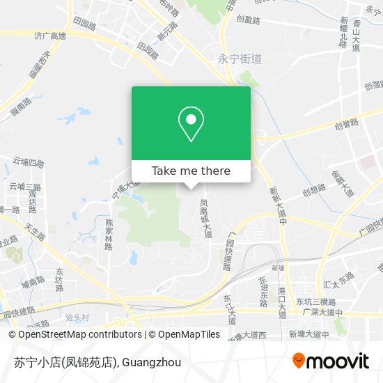 苏宁小店(凤锦苑店) map