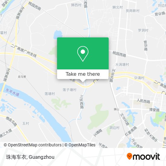 珠海车衣 map