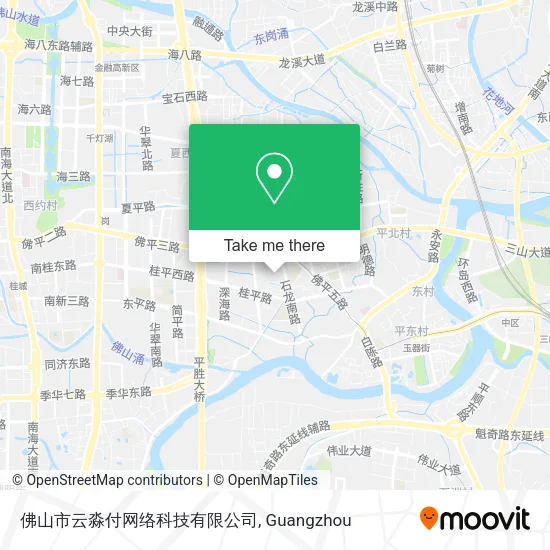 佛山市云淼付网络科技有限公司 map