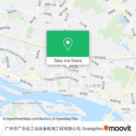 广州市广石化工业设备检测工程有限公司 map
