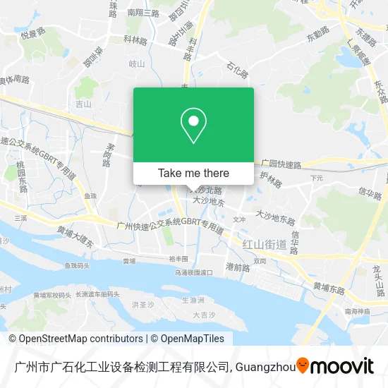 广州市广石化工业设备检测工程有限公司 map