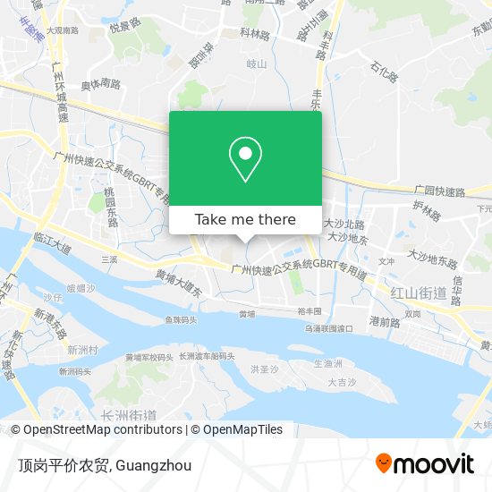 顶岗平价农贸 map