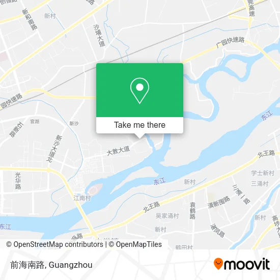 前海南路 map