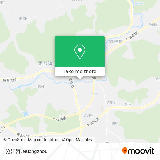沧江河 map