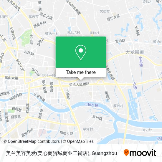 美兰美容美发(美心商贸城商业二街店) map