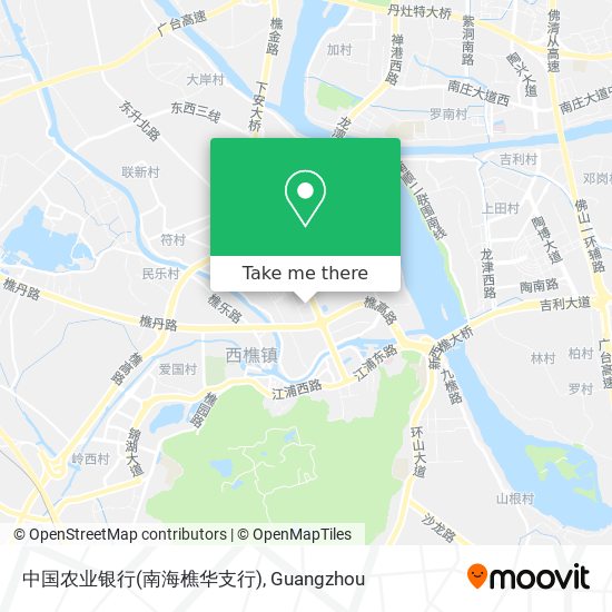 中国农业银行(南海樵华支行) map