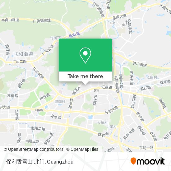保利香雪山-北门 map