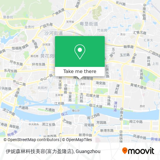 伊妮森林科技美容(富力盈隆店) map