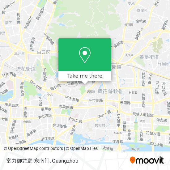 富力御龙庭-东南门 map