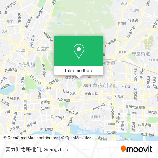 富力御龙庭-北门 map