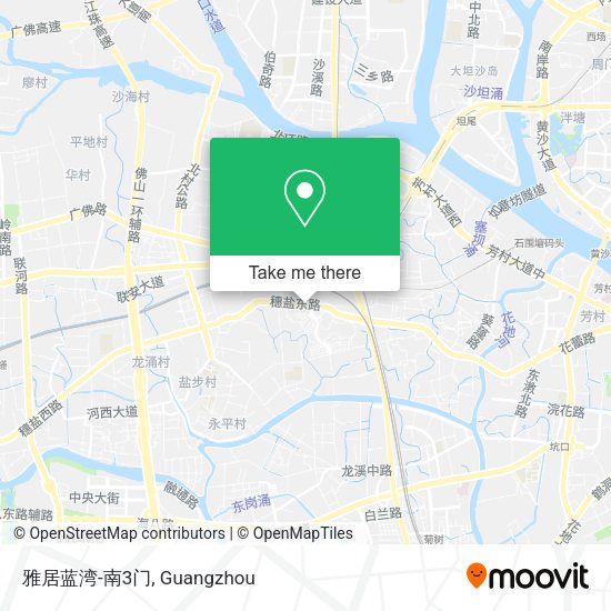 雅居蓝湾-南3门 map