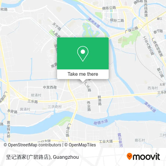 坚记酒家(广碧路店) map