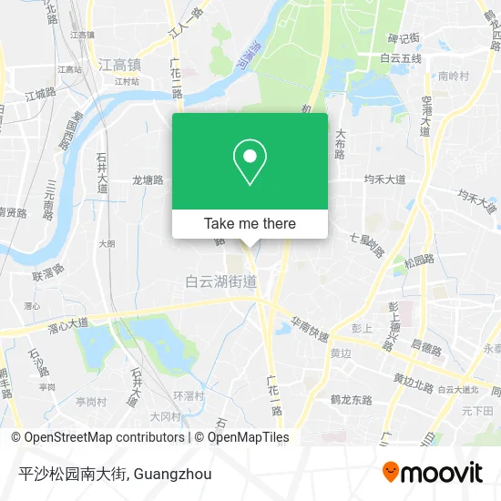 平沙松园南大街 map