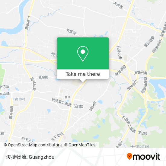 浚捷物流 map