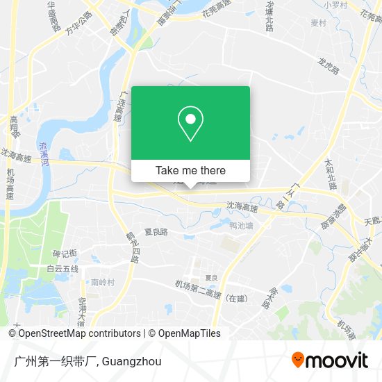 广州第一织带厂 map