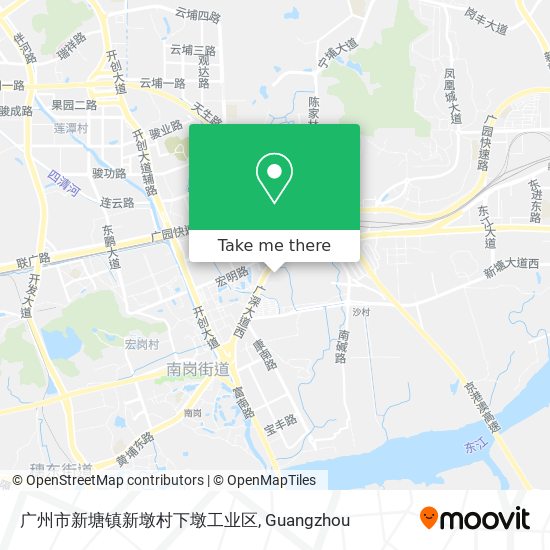 广州市新塘镇新墩村下墩工业区 map
