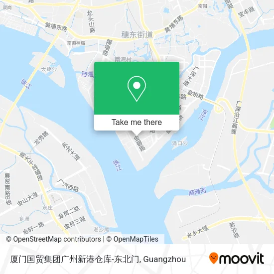 厦门国贸集团广州新港仓库-东北门 map
