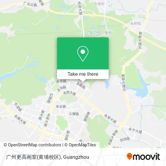 广州更高画室(黄埔校区) map