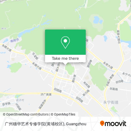 广州穗华艺术专修学院(黄埔校区) map